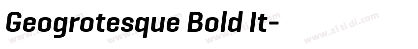 Geogrotesque Bold It字体转换 Geogrotesque Bold It字体转换